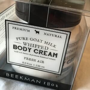 Beekman 1802 Fresh Air whipped body cream 8 oz made in the USA Goat milk NIB